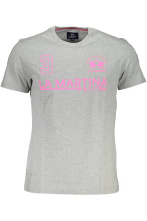 LA MARTINA T-SHIRT MANICHE CORTE UOMO GRIGIO