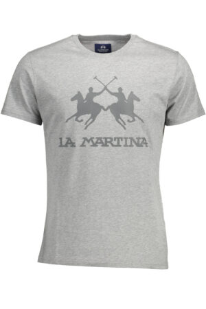 LA MARTINA T-SHIRT MANICHE CORTE UOMO GRIGIO