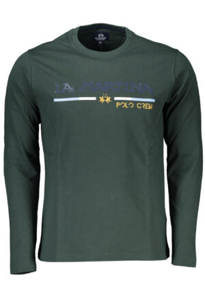 LA MARTINA T-SHIRT MANICHE LUNGHE UOMO VERDE