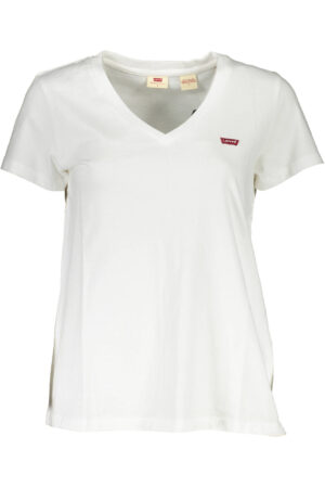 LEVI'S T-SHIRT MANICHE CORTE DONNA BIANCO