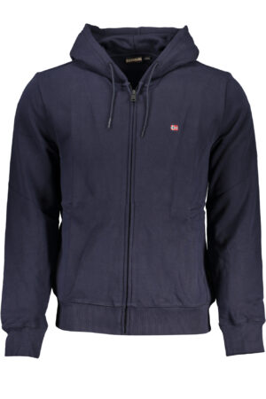 NAPAPIJRI FELPA CON ZIP UOMO BLU