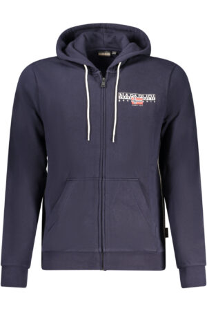 NAPAPIJRI FELPA CON ZIP UOMO BLU