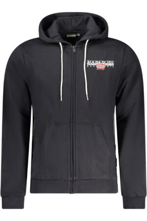 NAPAPIJRI FELPA CON ZIP UOMO NERO