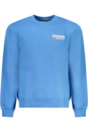NAPAPIJRI FELPA SENZA ZIP UOMO AZZURRO