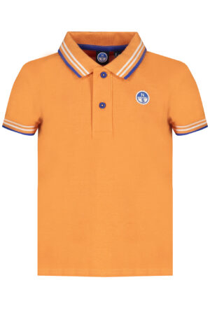 NORTH SAILS POLO MANICHE CORTE BAMBINO ARANCIO