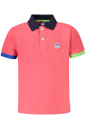 NORTH SAILS POLO MANICHE CORTE BAMBINO ROSA