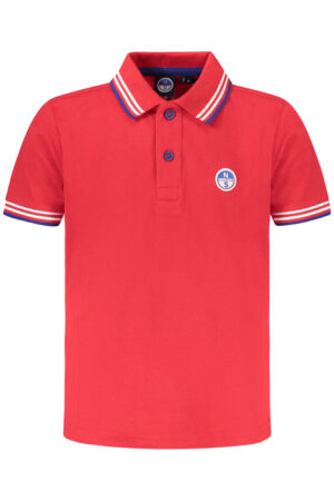NORTH SAILS POLO MANICHE CORTE BAMBINO ROSSO