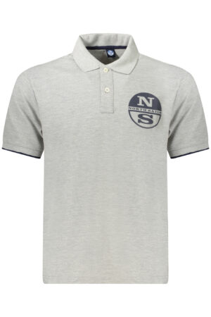 NORTH SAILS POLO MANICHE CORTE UOMO GRIGIO