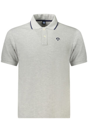 NORTH SAILS POLO MANICHE CORTE UOMO GRIGIO