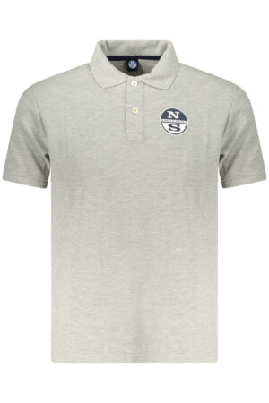 NORTH SAILS POLO MANICHE CORTE UOMO GRIGIO