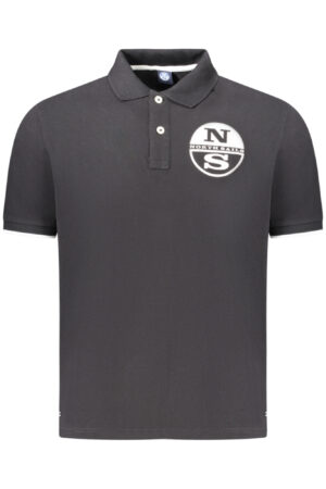 NORTH SAILS POLO MANICHE CORTE UOMO NERO