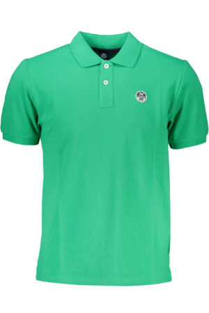 NORTH SAILS POLO MANICHE CORTE UOMO VERDE
