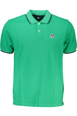 NORTH SAILS POLO MANICHE CORTE UOMO VERDE