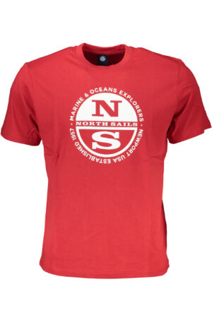NORTH SAILS T-SHIRT MANICHE CORTE UOMO ROSSO