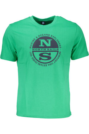 NORTH SAILS T-SHIRT MANICHE CORTE UOMO VERDE