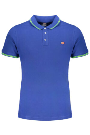 NORWAY 1963 POLO MANICHE CORTE UOMO BLU