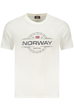 NORWAY 1963 T-SHIRT MANICHE CORTE UOMO BIANCO