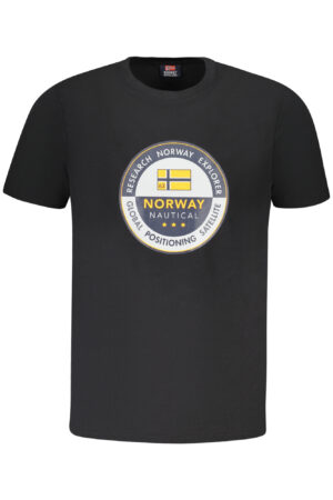 NORWAY 1963 T-SHIRT MANICHE CORTE UOMO NERO