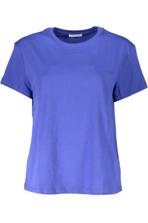 PATRIZIA PEPE T-SHIRT MANICHE CORTE DONNA BLU