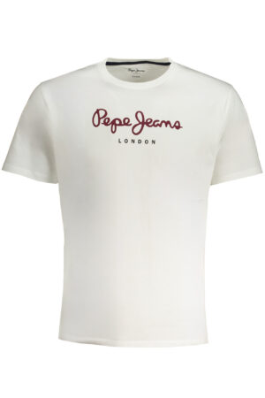 PEPE JEANS T-SHIRT MANICHE CORTE UOMO BIANCO