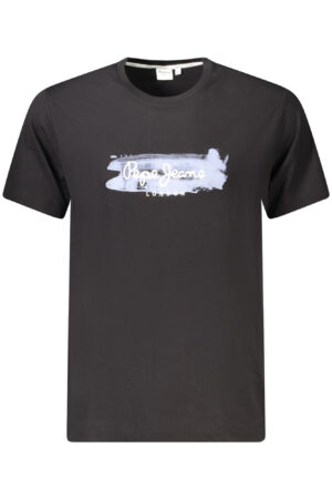 PEPE JEANS T-SHIRT MANICHE CORTE UOMO NERO