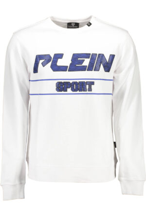 PLEIN SPORT FELPA SENZA ZIP UOMO BIANCO