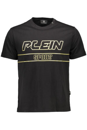 PLEIN SPORT T-SHIRT MANICHE CORTE UOMO NERO
