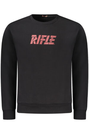 RIFLE FELPA SENZA ZIP UOMO NERO