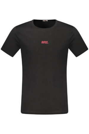 RIFLE T-SHIRT MANICHE CORTE UOMO NERO