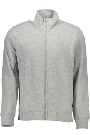 SUPERDRY FELPA CON ZIP UOMO GRIGIO