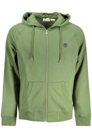 TIMBERLAND FELPA CON ZIP UOMO VERDE