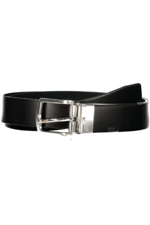 TOMMY HILFIGER CINTURA IN PELLE UOMO BLU