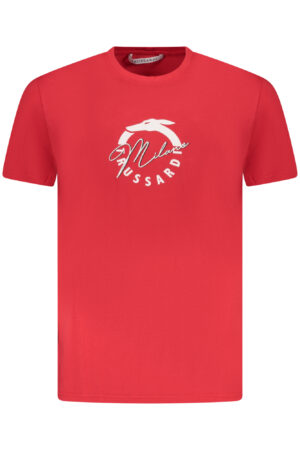 TRUSSARDI T-SHIRT MANICHE CORTE UOMO ROSSO
