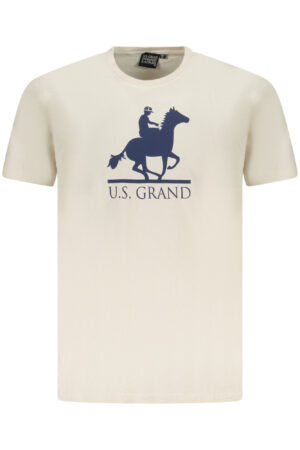 U.S. GRAND T-SHIRT MANICHE CORTE UOMO BEIGE