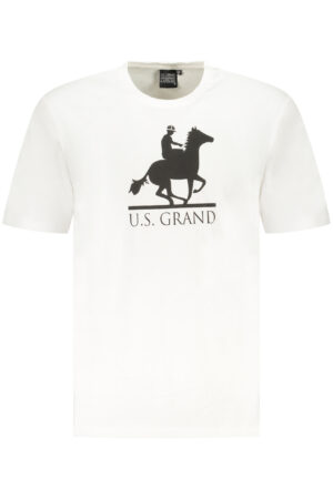U.S. GRAND T-SHIRT MANICHE CORTE UOMO BIANCO