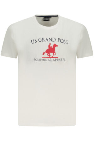 U.S. GRAND T-SHIRT MANICHE CORTE UOMO BIANCO