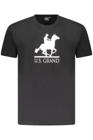 U.S. GRAND T-SHIRT MANICHE CORTE UOMO NERO