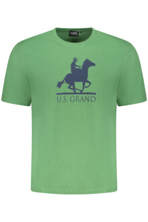 U.S. GRAND T-SHIRT MANICHE CORTE UOMO VERDE