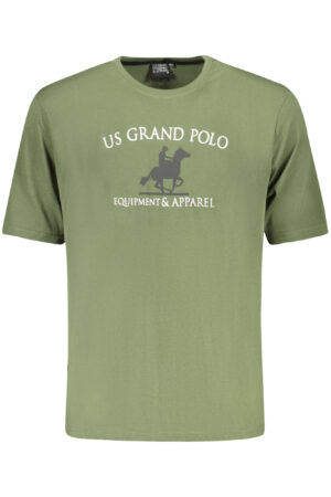 U.S. GRAND T-SHIRT MANICHE CORTE UOMO VERDE