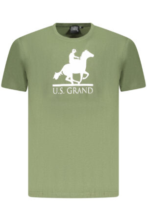 U.S. GRAND T-SHIRT MANICHE CORTE UOMO VERDE