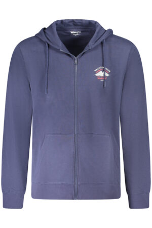 WRANGLER FELPA CON ZIP UOMO BLU