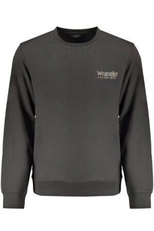 WRANGLER FELPA SENZA ZIP UOMO NERO