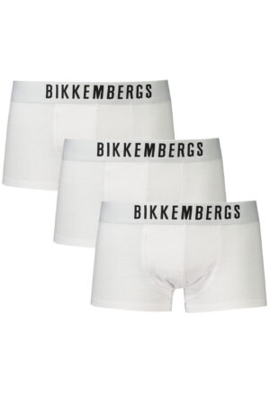 BIKKEMBERGS BOXER UOMO BIANCO