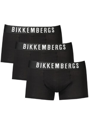 BIKKEMBERGS BOXER UOMO NERO