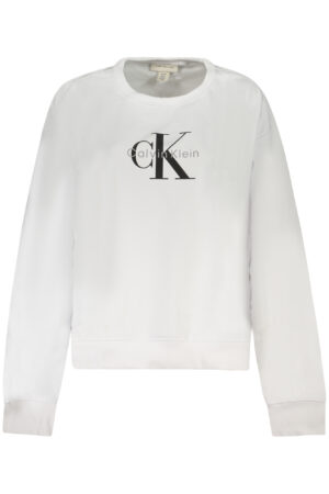 CALVIN KLEIN FELPA SENZA ZIP DONNA BIANCO