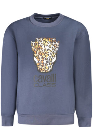 CAVALLI CLASS FELPA SENZA ZIP DONNA BLU