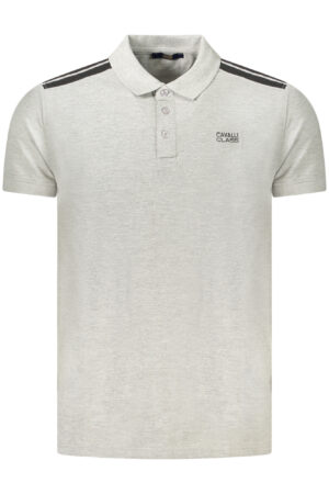CAVALLI CLASS POLO MANICHE CORTE UOMO GRIGIO