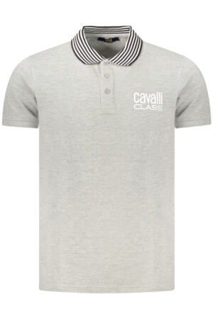 CAVALLI CLASS POLO MANICHE CORTE UOMO GRIGIO