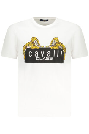 CAVALLI CLASS T-SHIRT MANICHE CORTE UOMO BIANCO