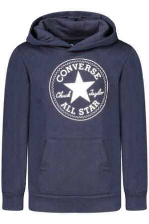 CONVERSE FELPA SENZA ZIP BAMBINO BLU